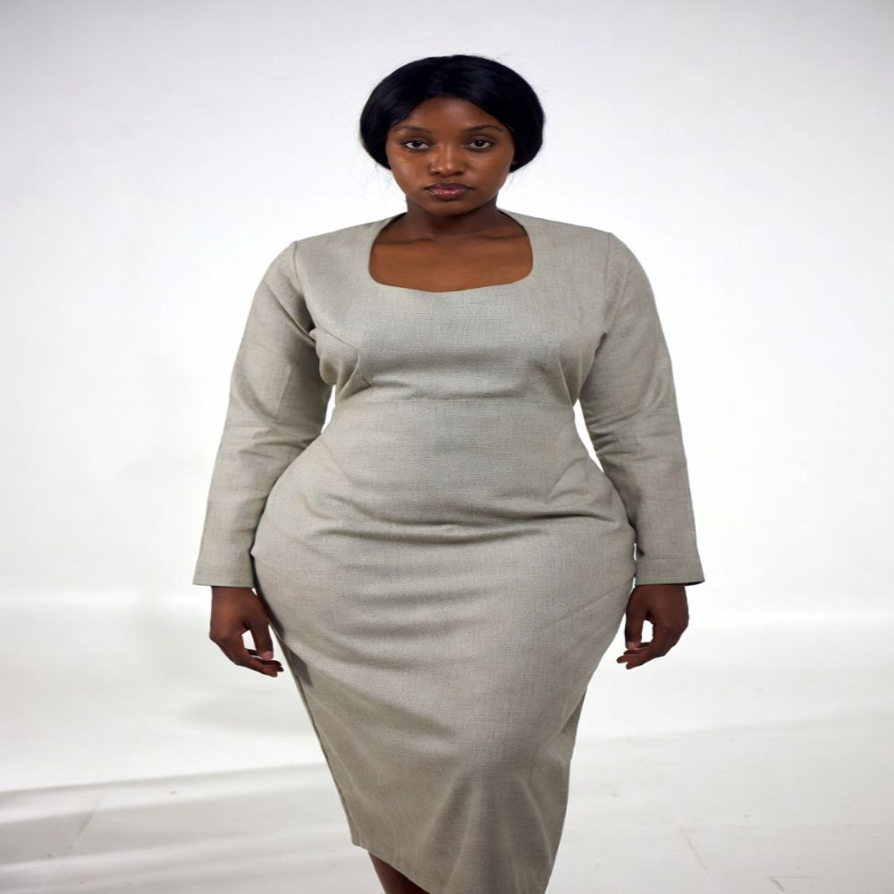 Jonkoso Premium Dove Grey Soft Crepe Fabric